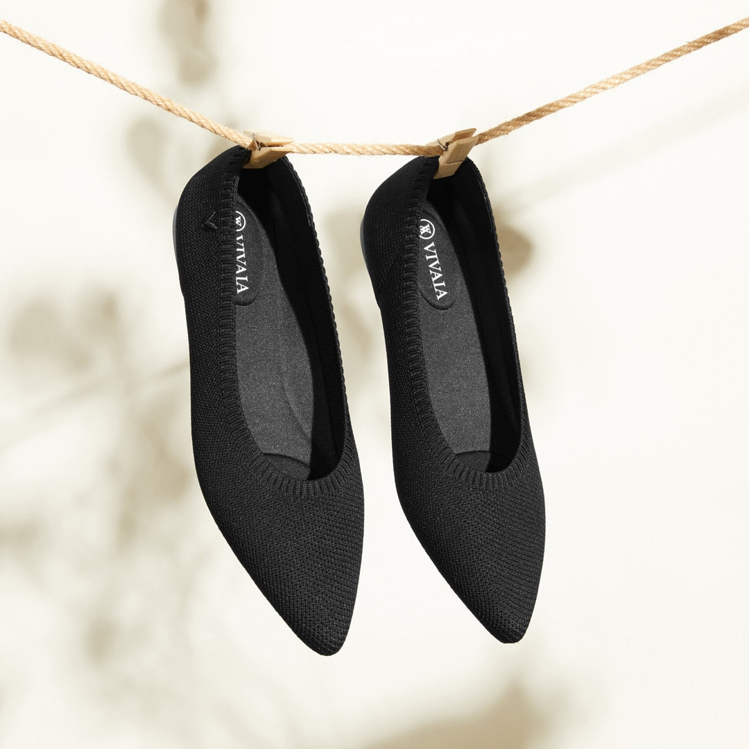 Pointed-Toe Ballet Flats (Aria 5°)