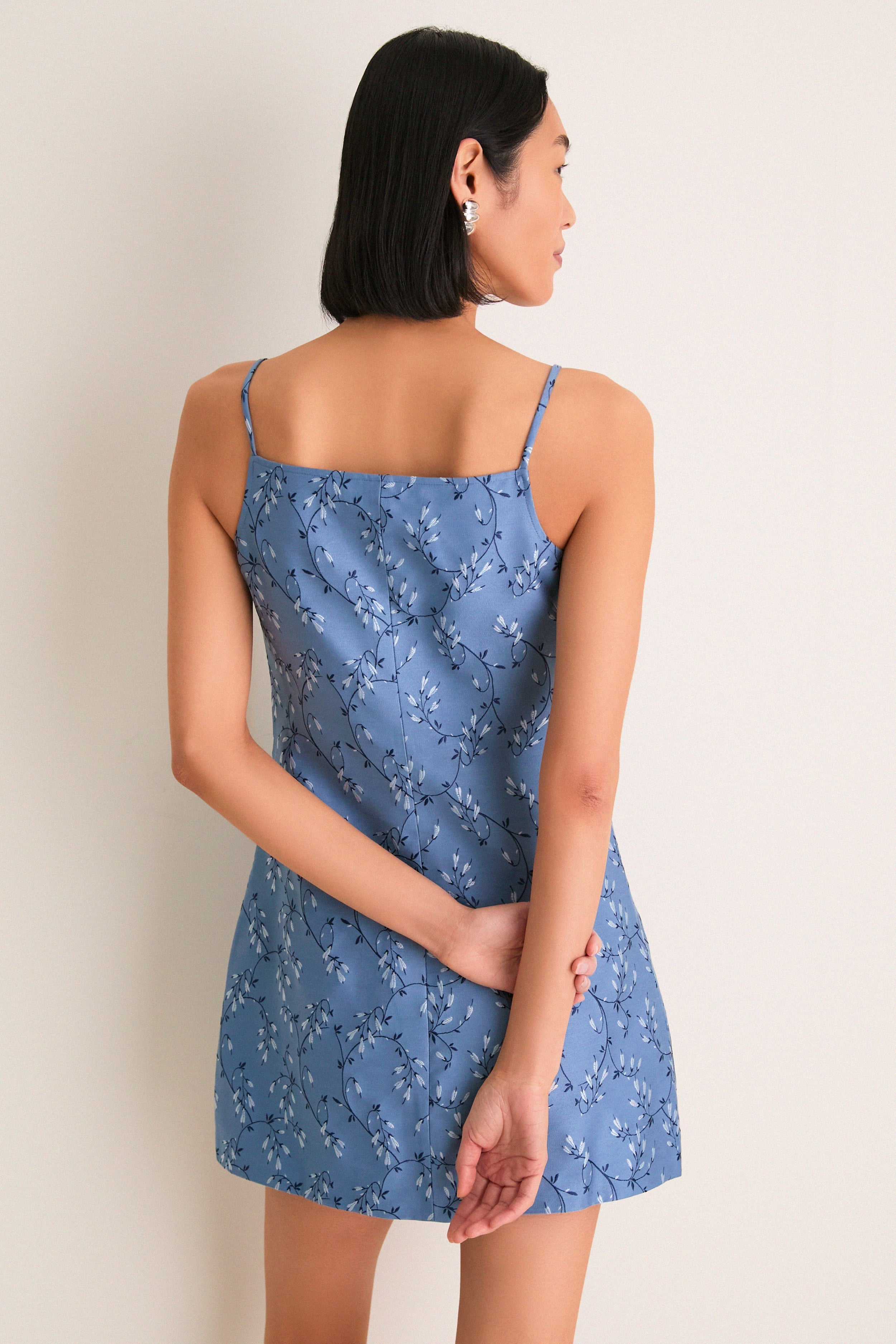 Dancing Willow Blue Fae Mini Dress