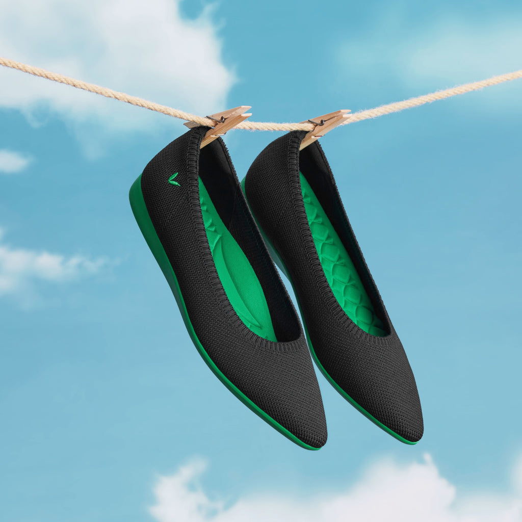 Lightweight Pointed-Ballet Flats (Aria Walker)
