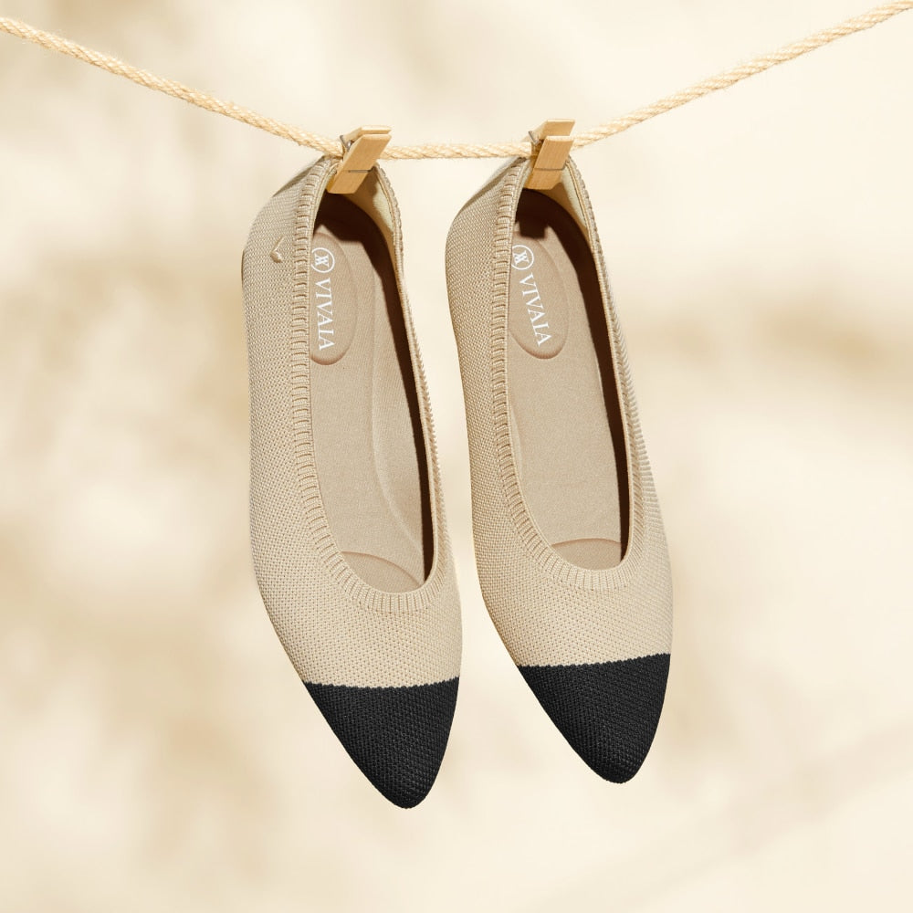 Pointed-Toe Ballet Flats (Aria 5°)