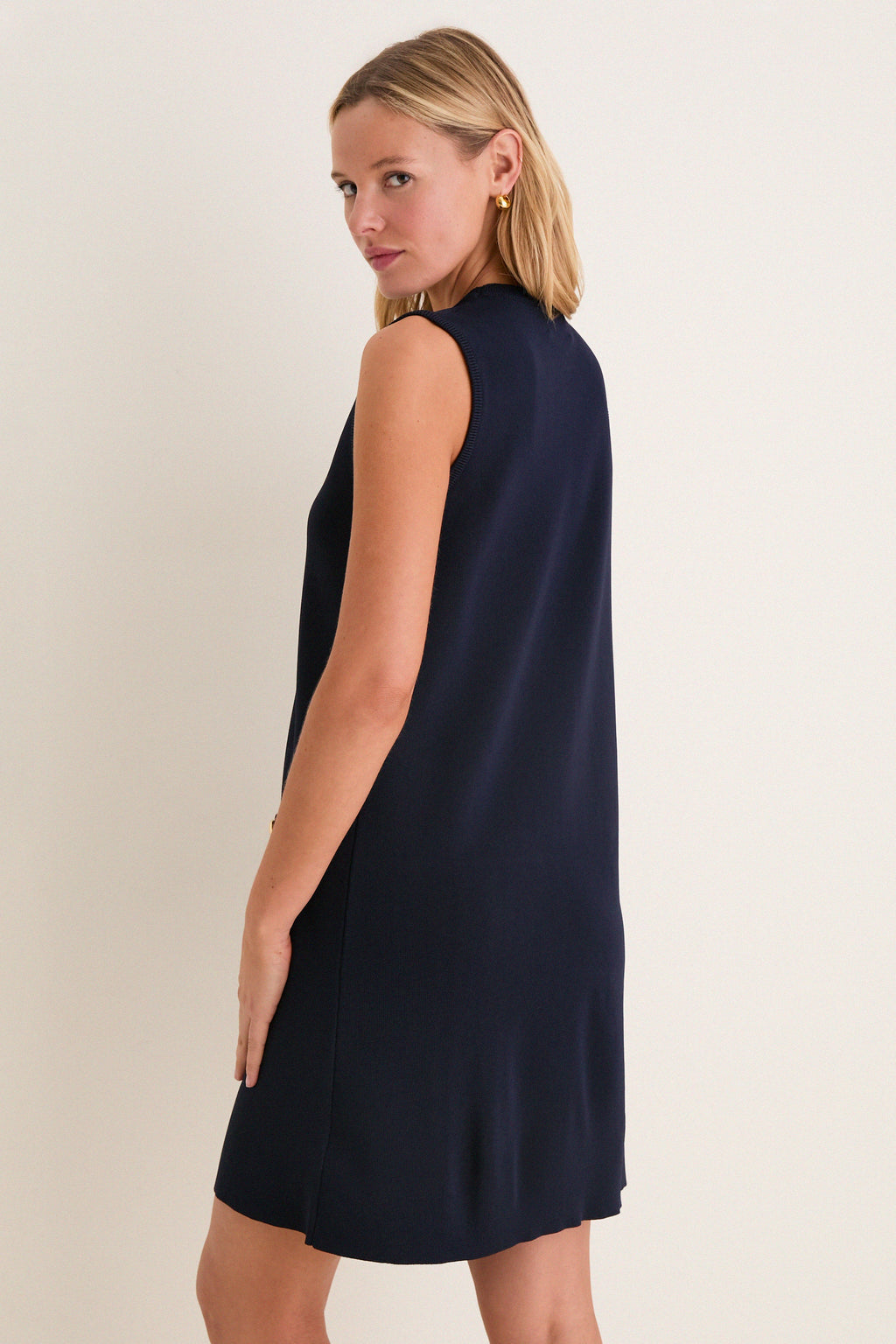 Navy Knit Malley Dress