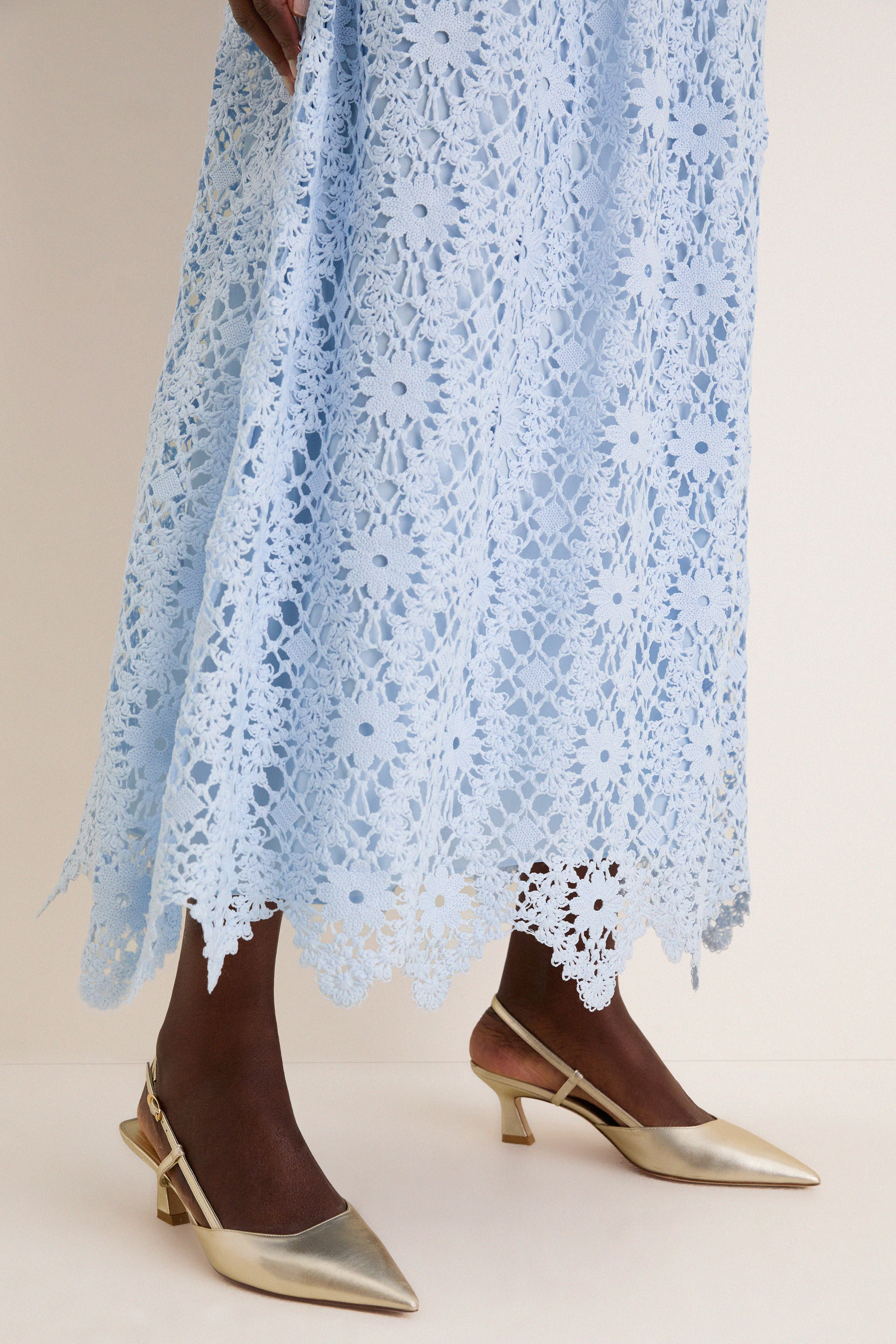Cornflower Dove Maxi Dress