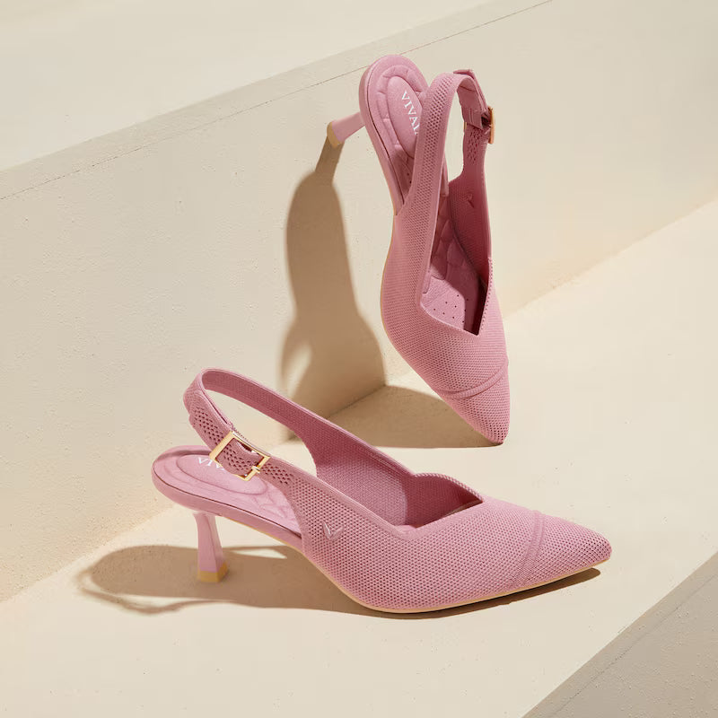 Pointed-Toe Slingback Heels (Addison)