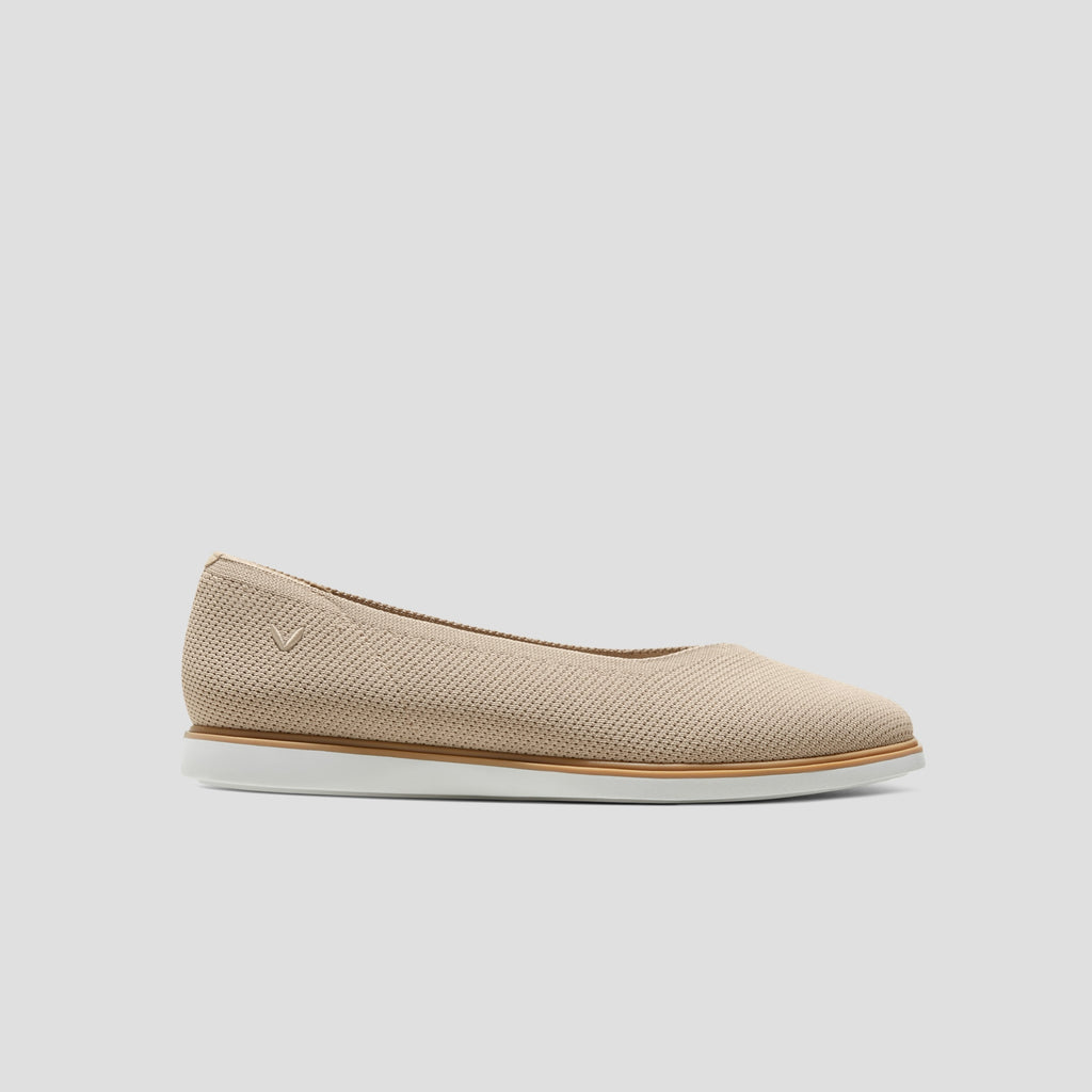 Square-Toe All-Day Standing Flats (Mabel)