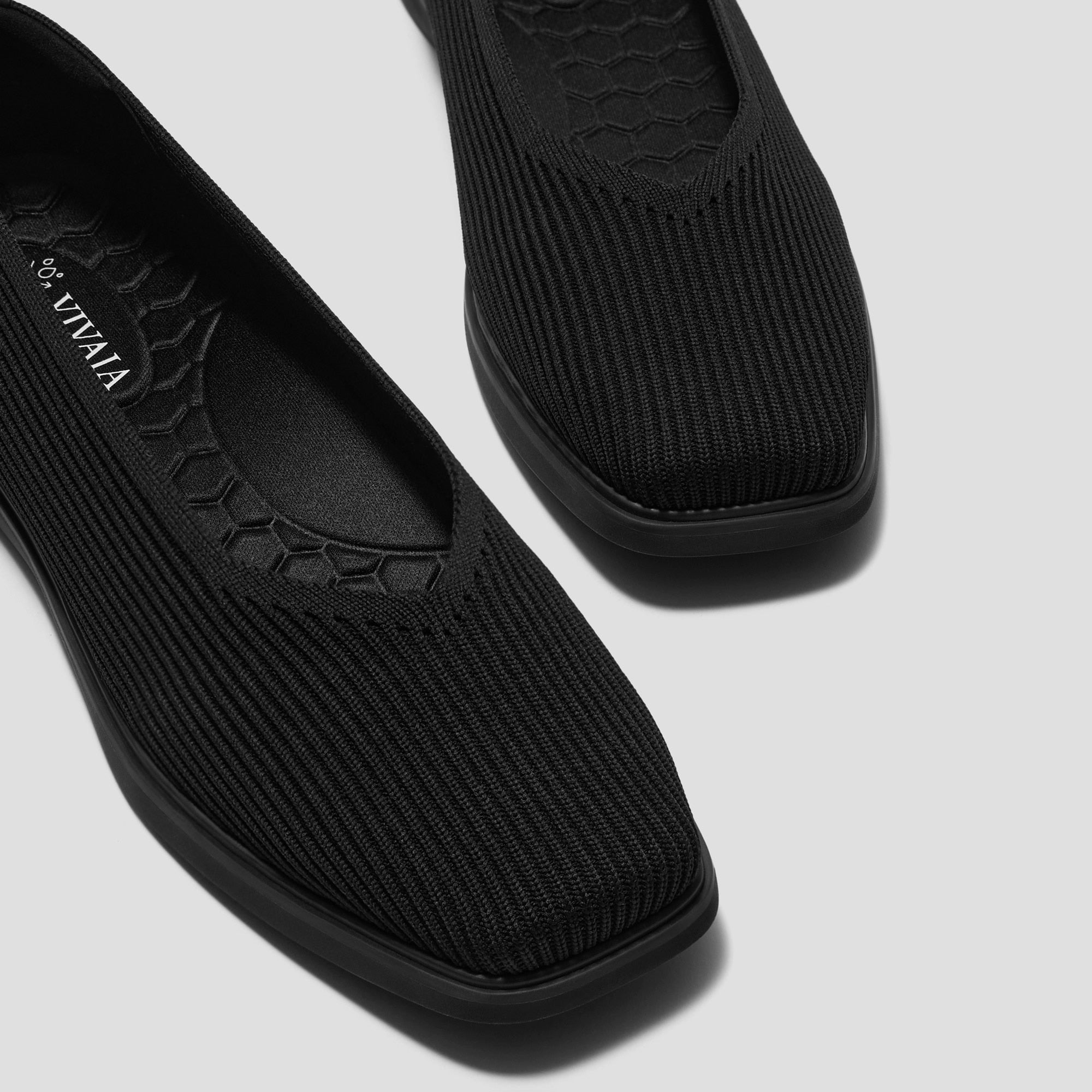 Square-Toe All-Day Standing Flats (Mabel)