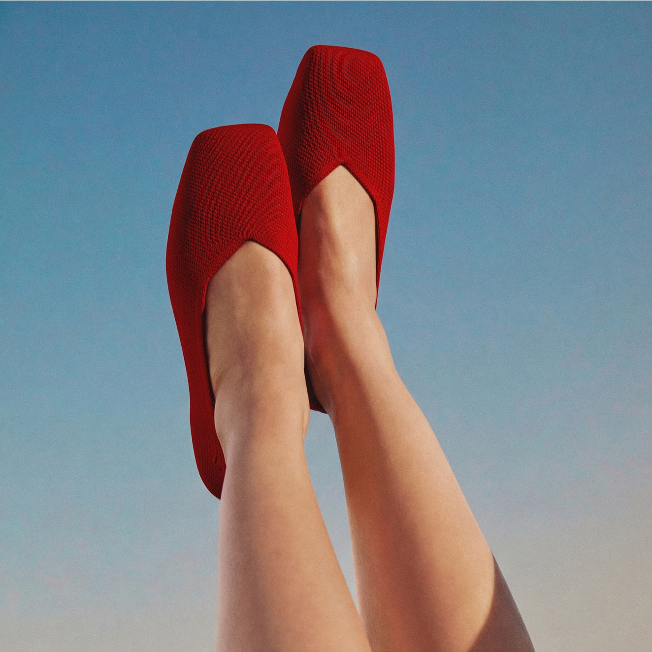 Square-Toe Margot V-Cut Flats (Margot 3.0)
