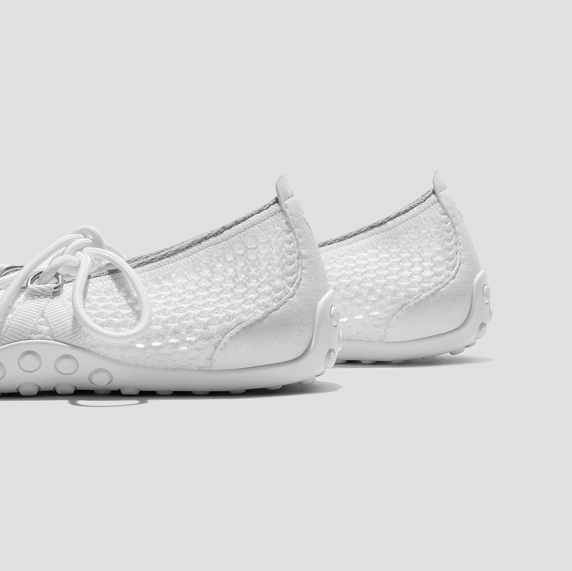 Square-Toe Hybrid Mesh Mary Janes (Cecily)