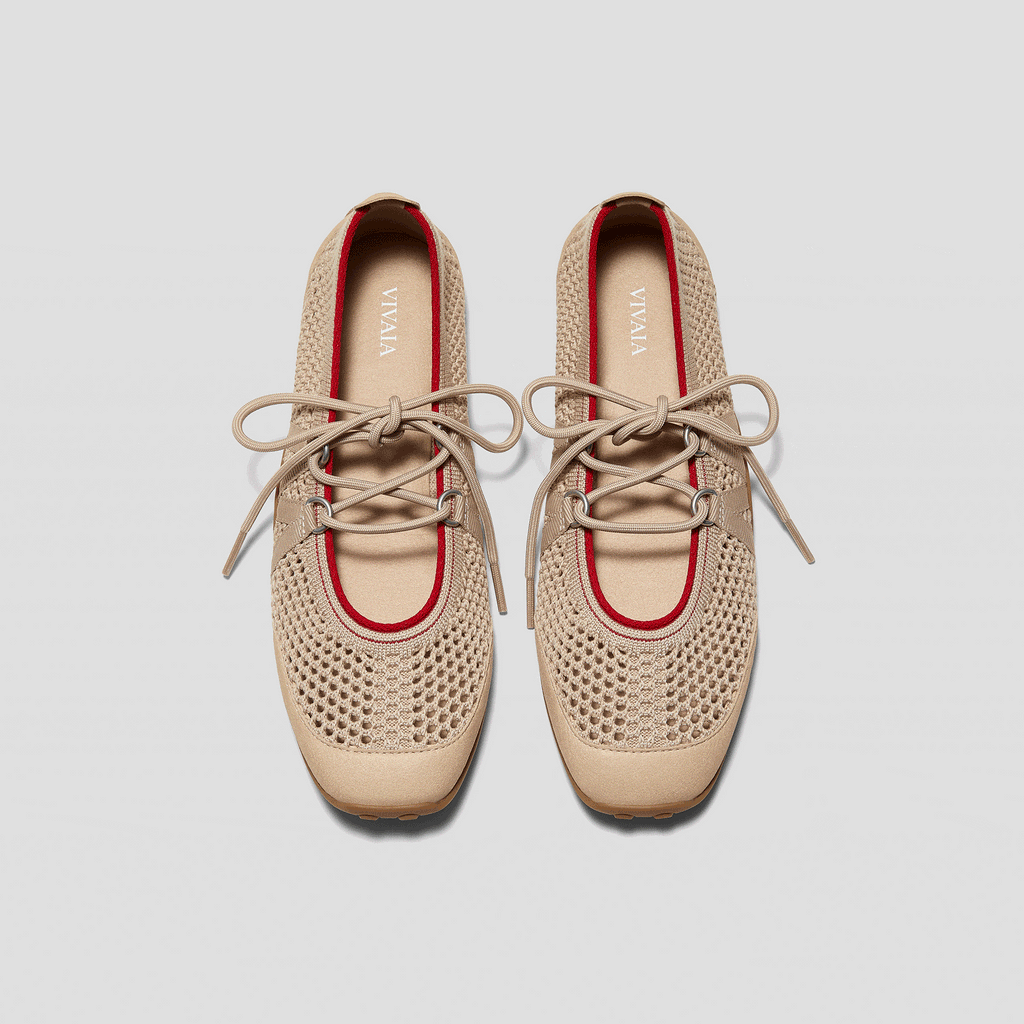 Square-Toe Hybrid Mesh Mary Janes (Cecily)