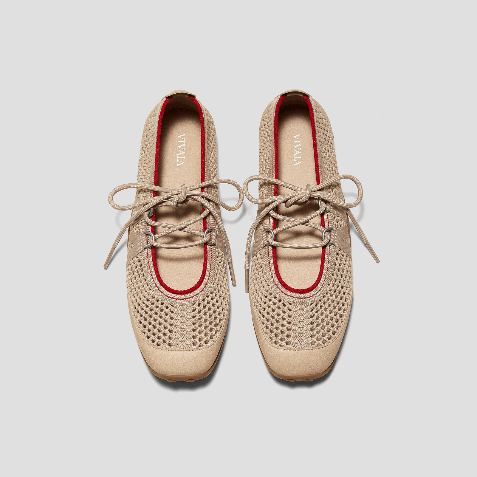 Square-Toe Hybrid Mesh Mary Janes (Cecily)