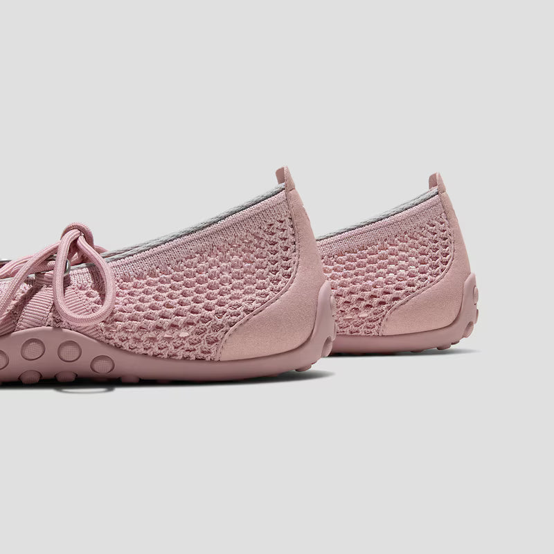 Square-Toe Hybrid Mesh Mary Janes (Cecily)