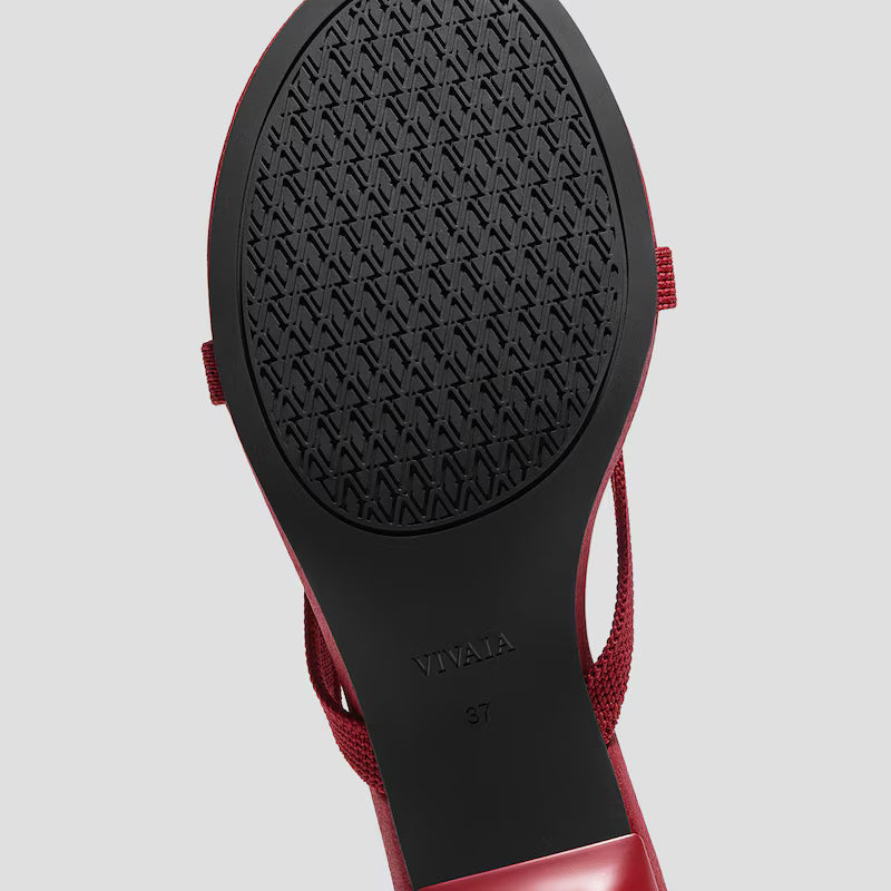 Round-Toe Kitten-Heel Sandals (Emeline)