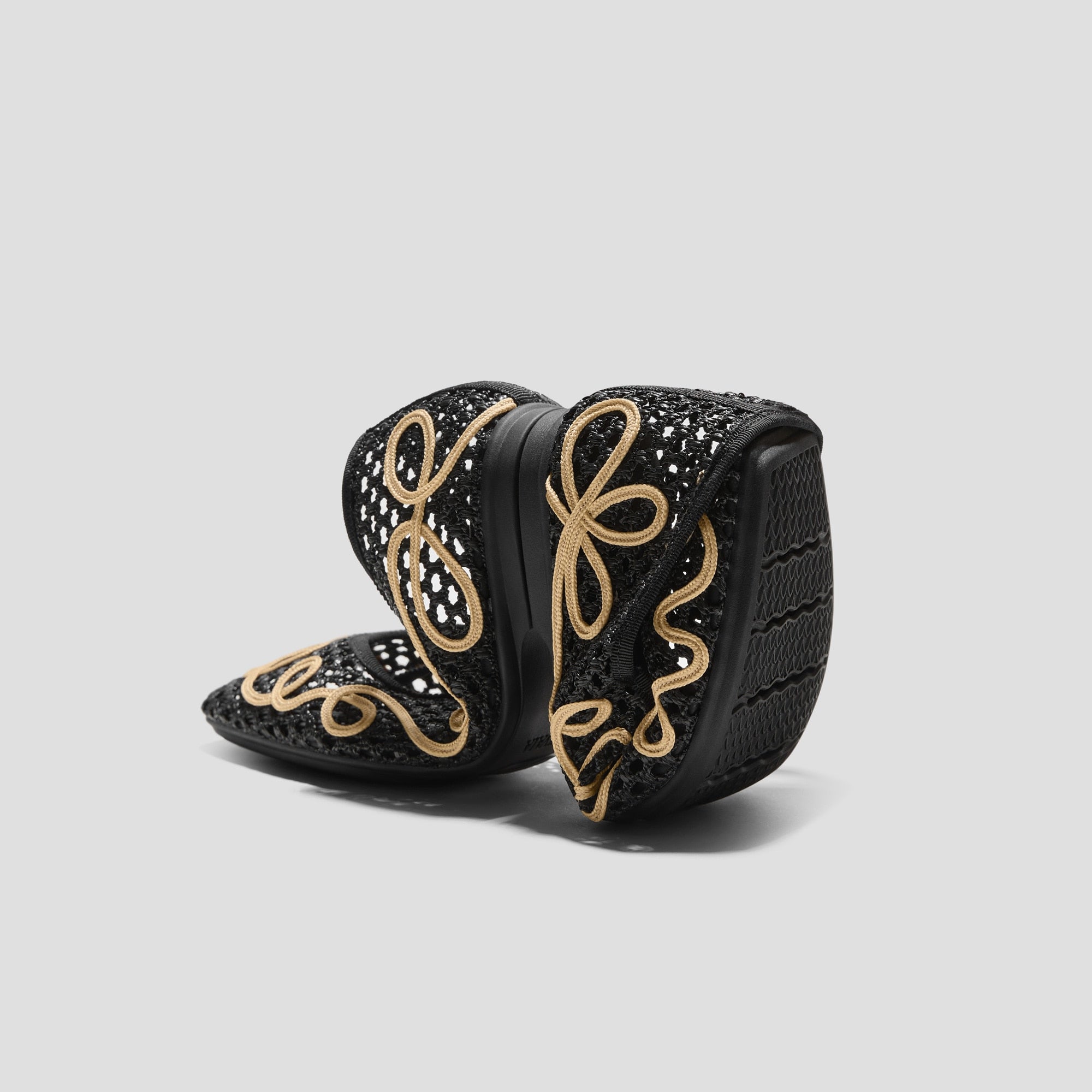 Margot Square-Toe Mesh Flats (Makayla)