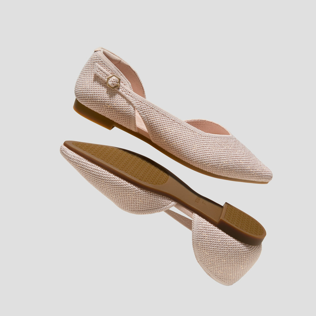 D'Orsay-Ballerinas mit spitzer Spitze (Malory)