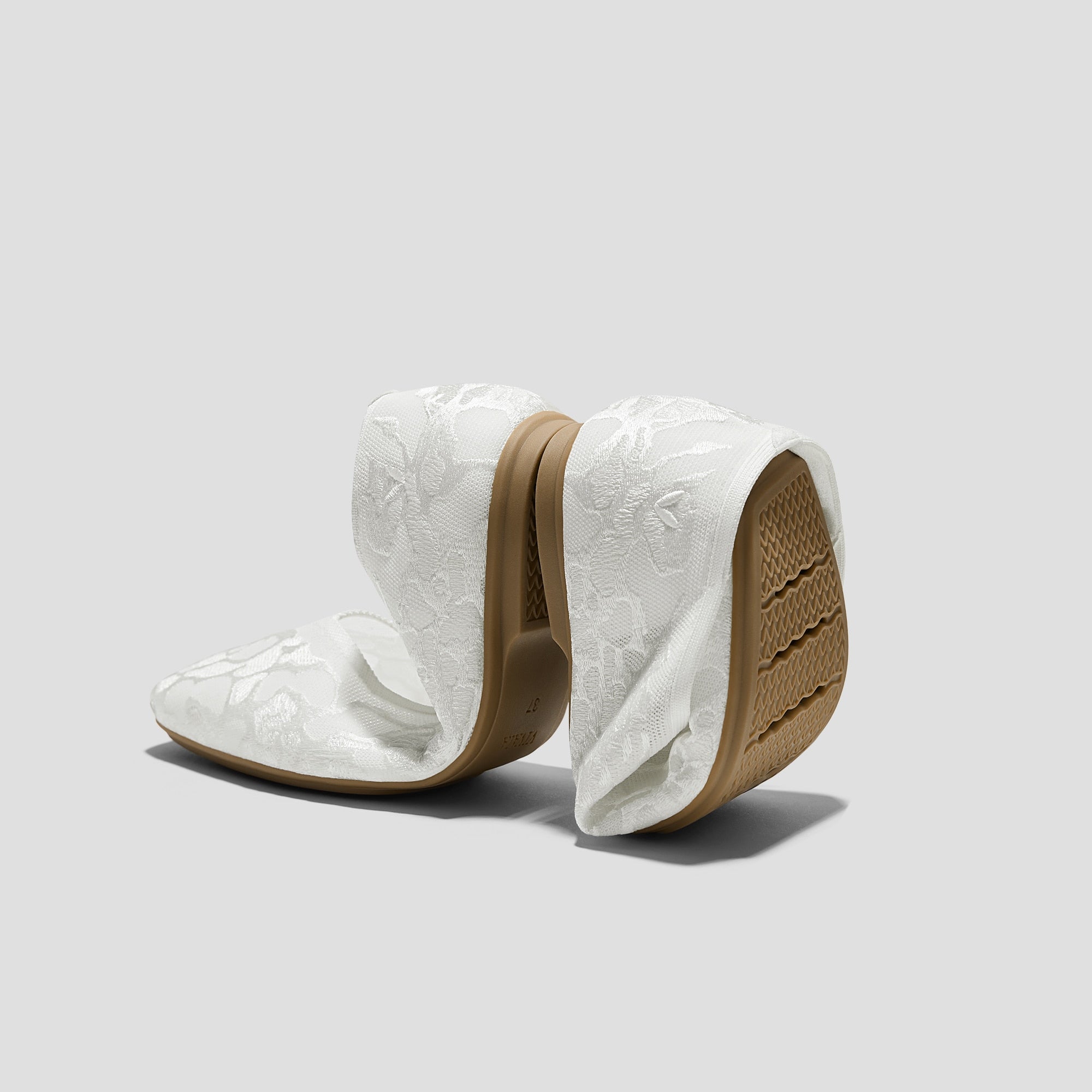 Square-Toe V-Cut Flats (Margot 3.0)