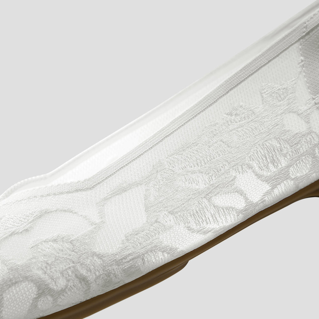 Square-Toe V-Cut Flats (Margot 3.0)