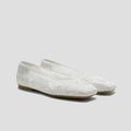 Square-Toe V-Cut Flats (Margot 3.0)