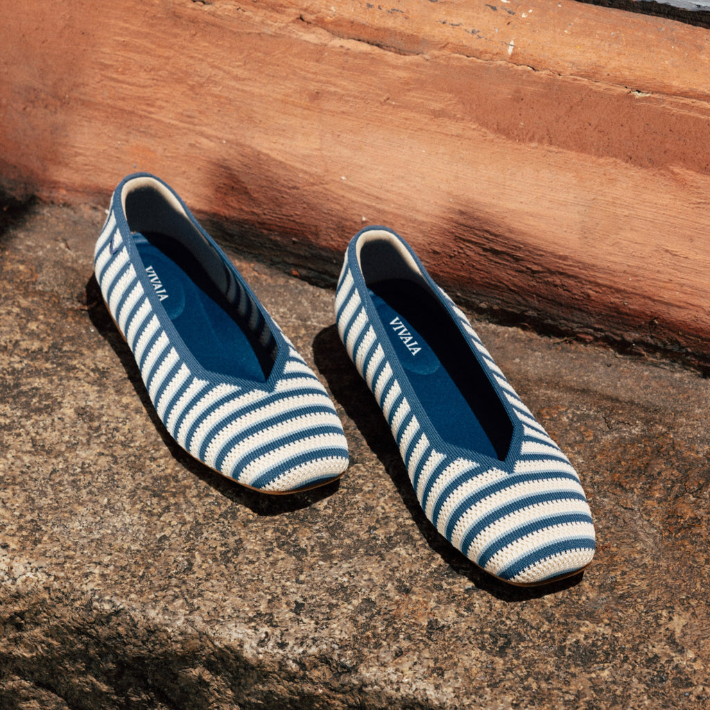 Square-Toe V-Cut Flats (Margot 2.0)