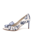 Caitlin Pointed Toe Pump Blue Bloom