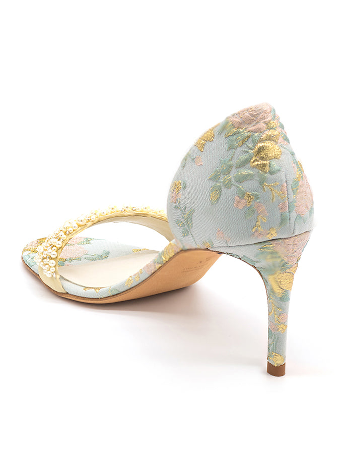 Cappy d'Orsay Sandal Brocade