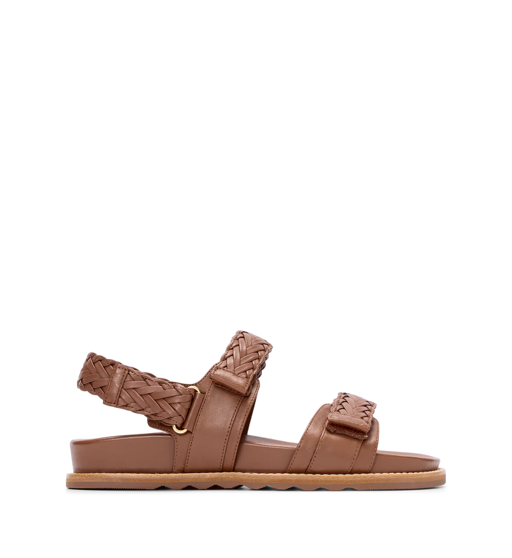 Cygnet Tan Leather Chunky Sandals
