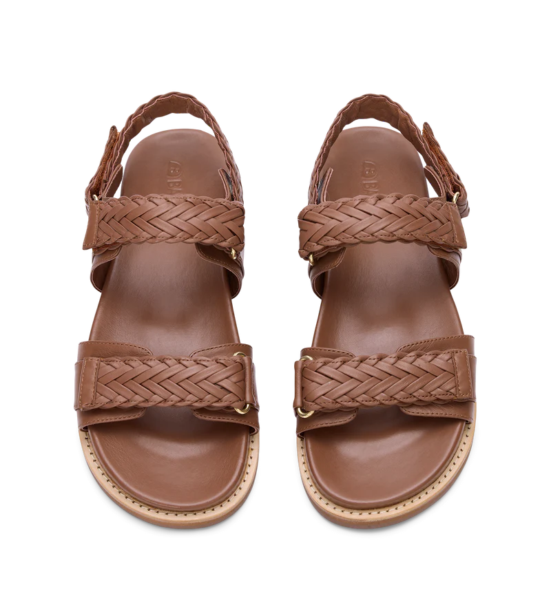 Cygnet Tan Leather Chunky Sandals