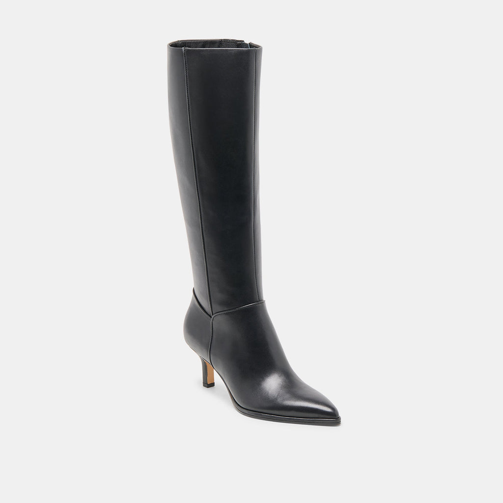 ALDY BOOTS BLACK LEATHER