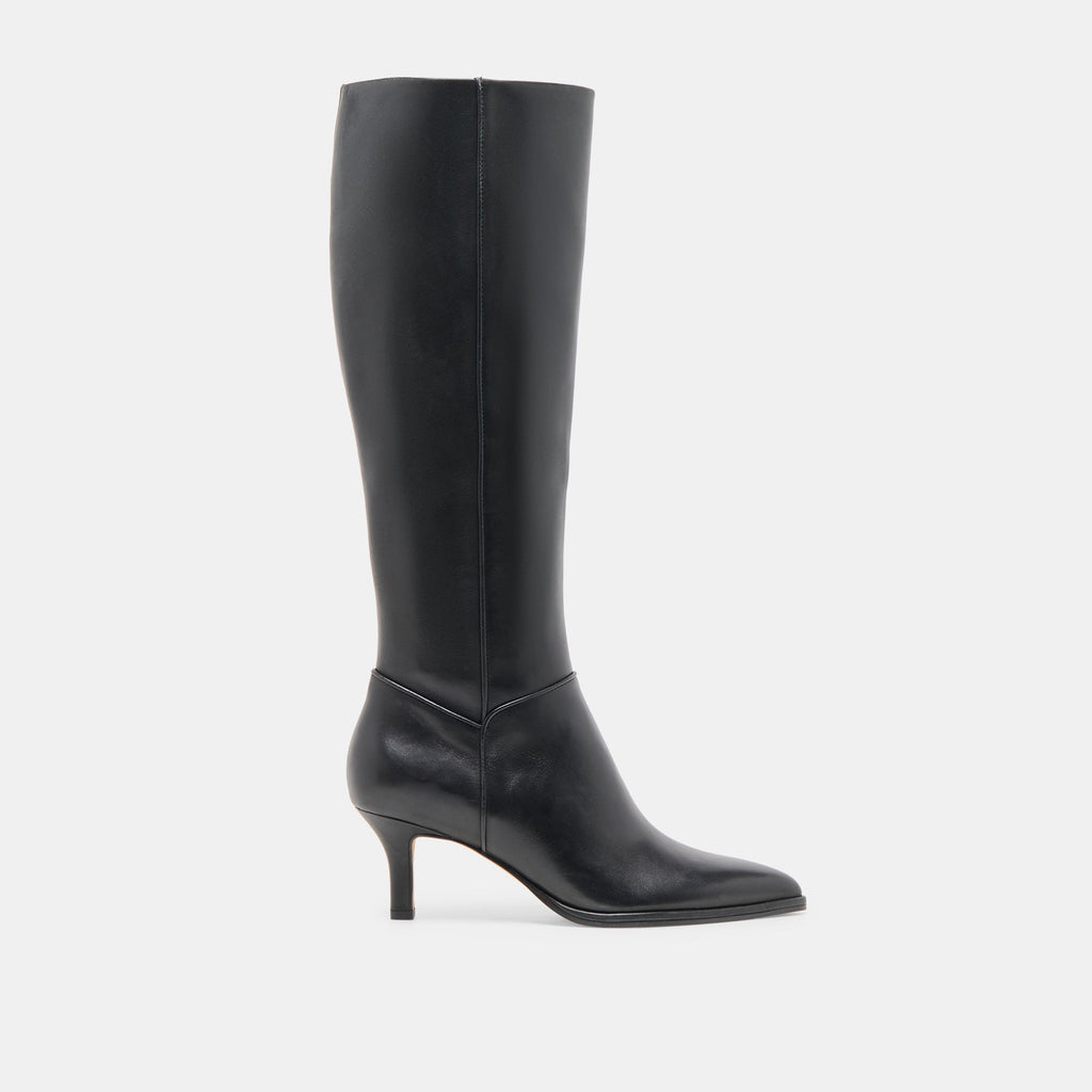 ALDY BOOTS BLACK LEATHER