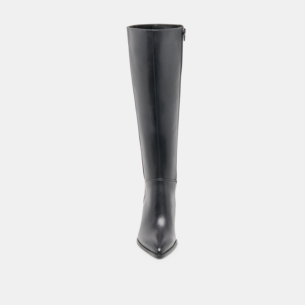 ALDY BOOTS BLACK LEATHER