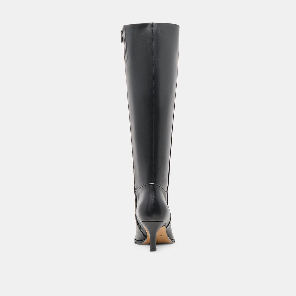 ALDY BOOTS BLACK LEATHER