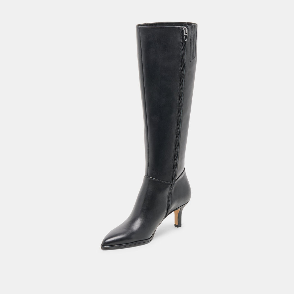 ALDY BOOTS BLACK LEATHER