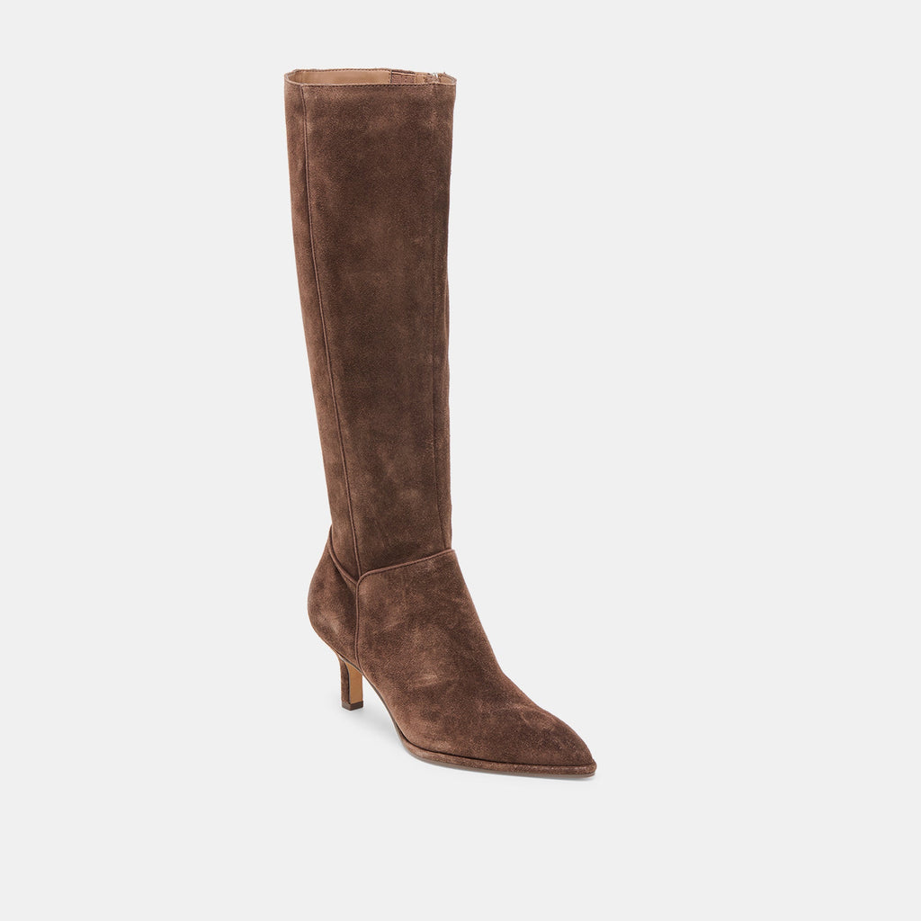 ALDY BOOTS DK BROWN SUEDE