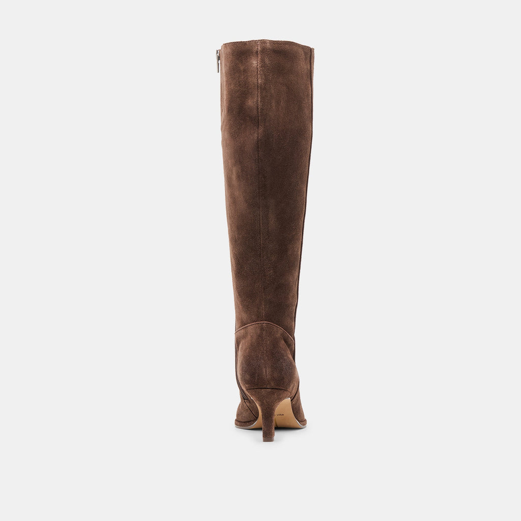 ALDY BOOTS DK BROWN SUEDE
