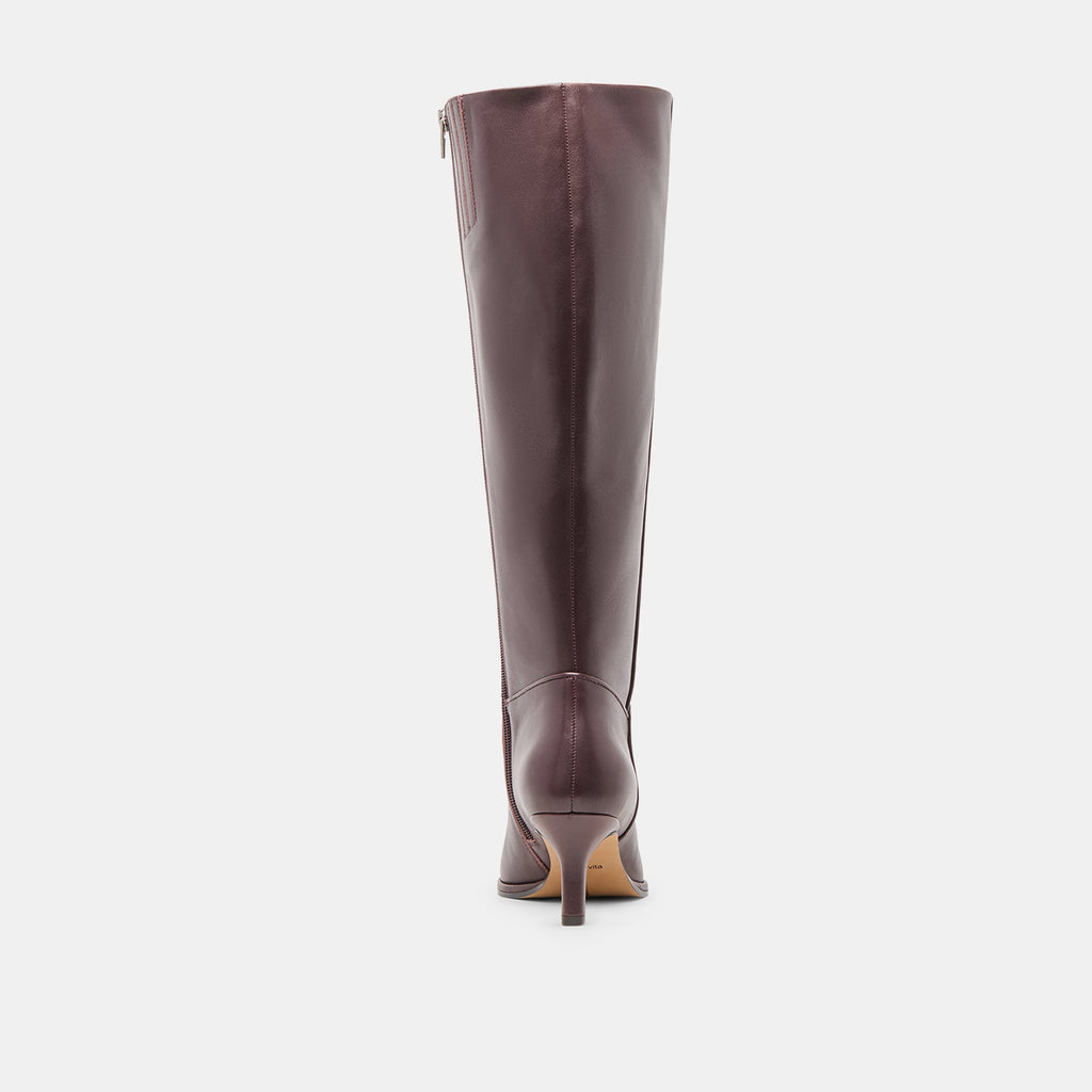 ALDY BOOTS MULBERRY LEATHER