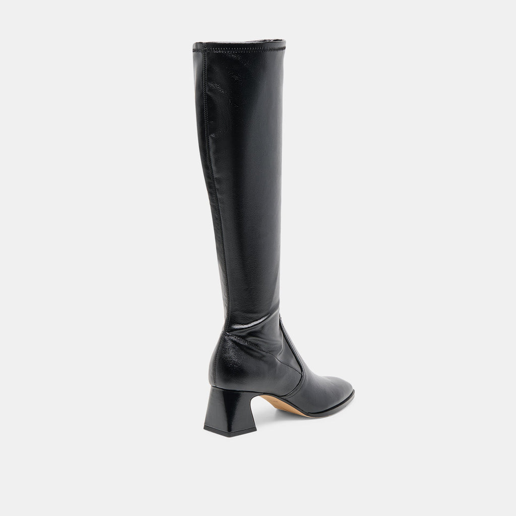 ALIVIA BOOTS BLACK LEATHER