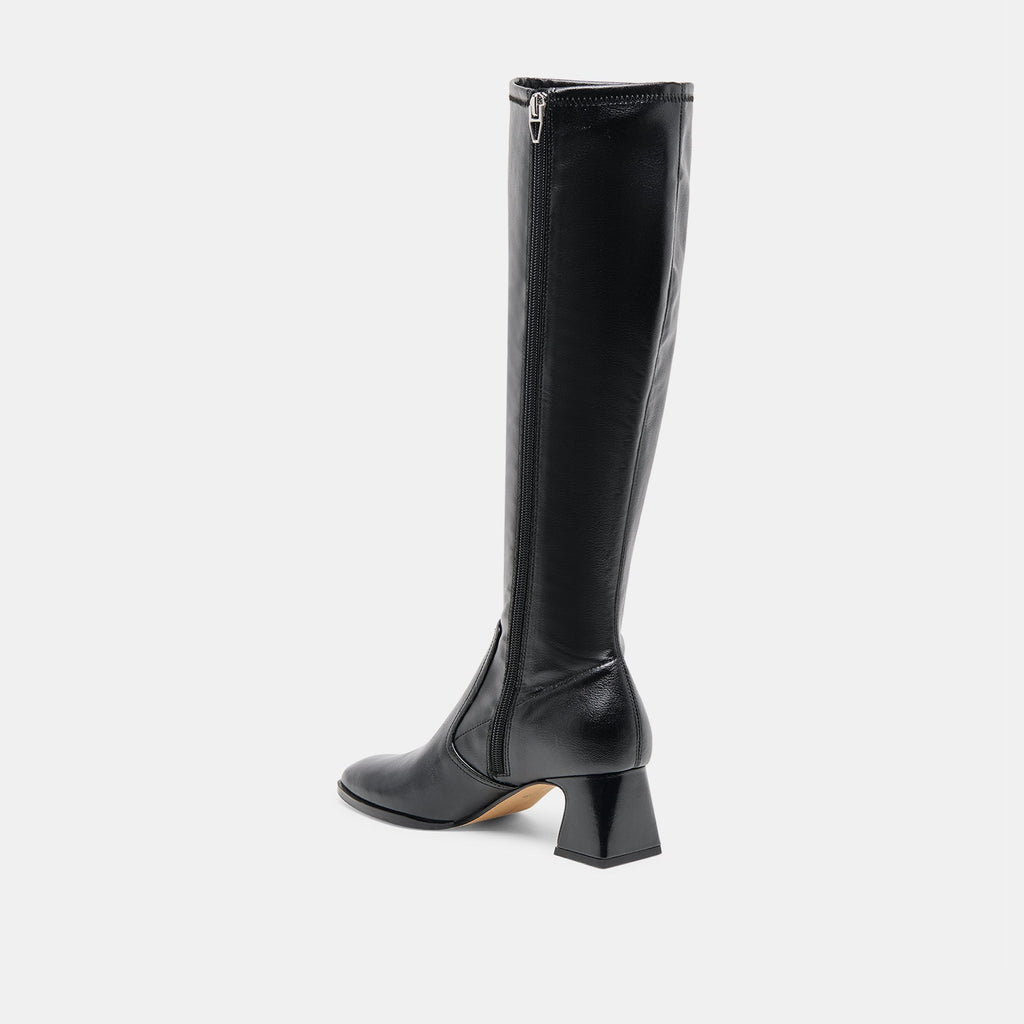 ALIVIA BOOTS BLACK LEATHER