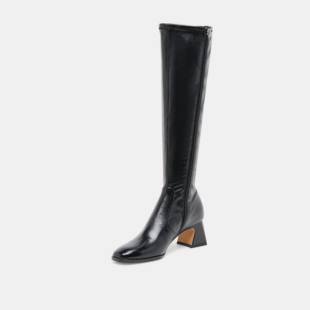 ALIVIA BOOTS BLACK LEATHER