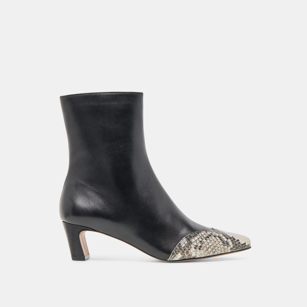 ANIKA BOOTS BLACK MULTI LEATHER