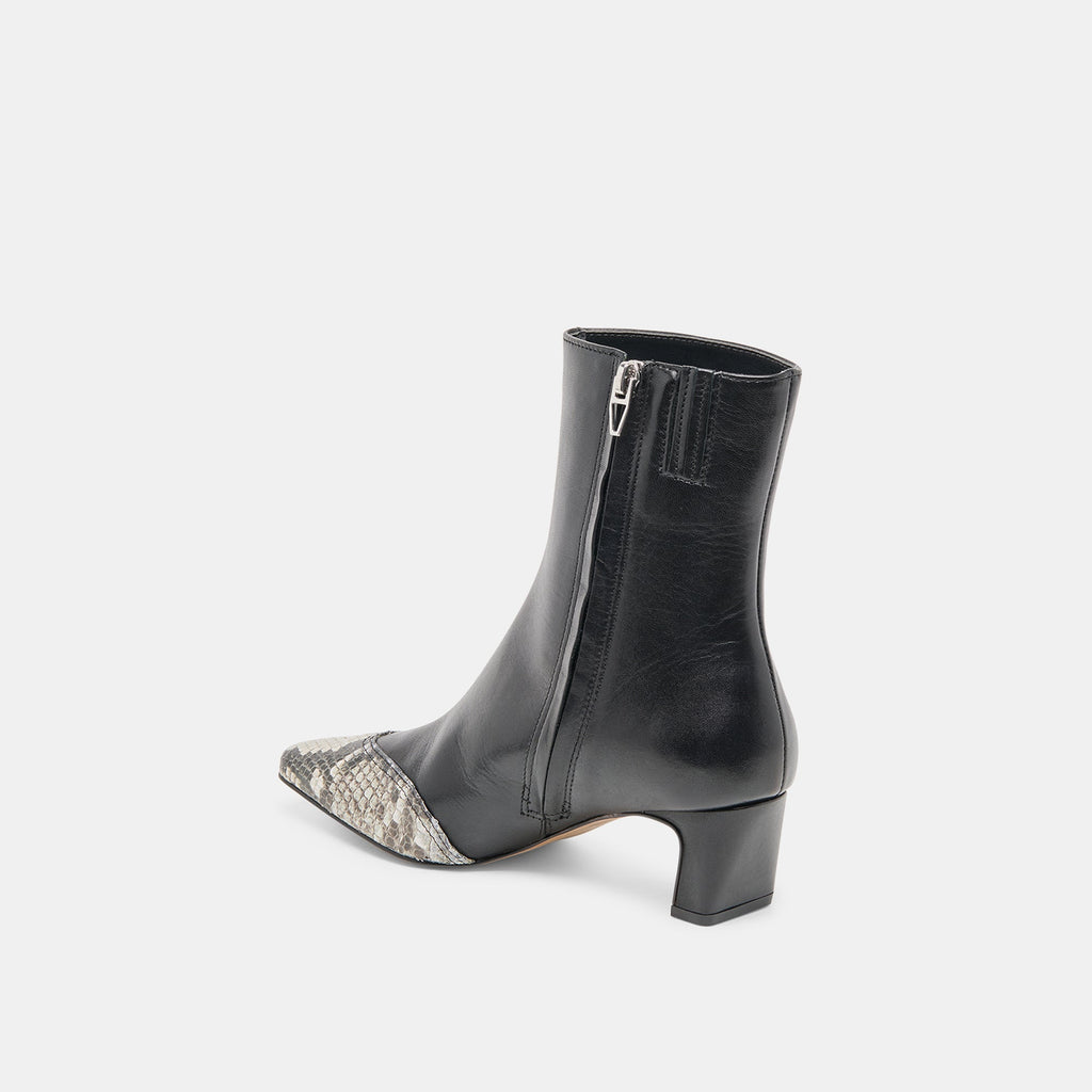 ANIKA BOOTS BLACK MULTI LEATHER