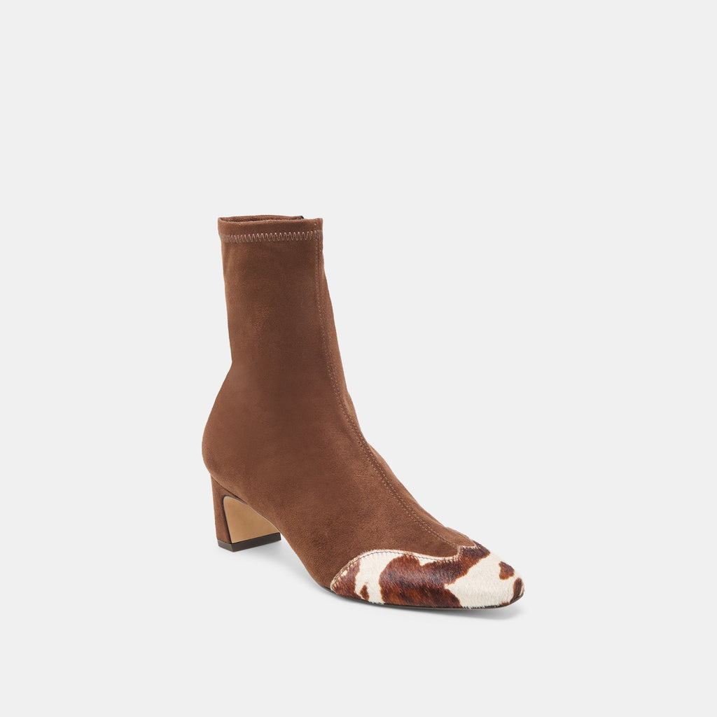 ANIKA BOOTS DK BROWN MULTI STELLA SUEDE