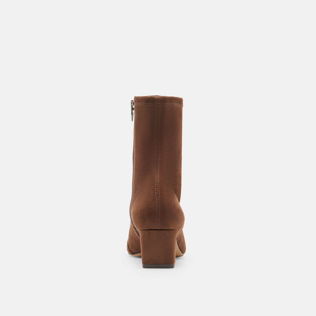 ANIKA WIDE BOOTS DK BROWN STELLA SUEDE