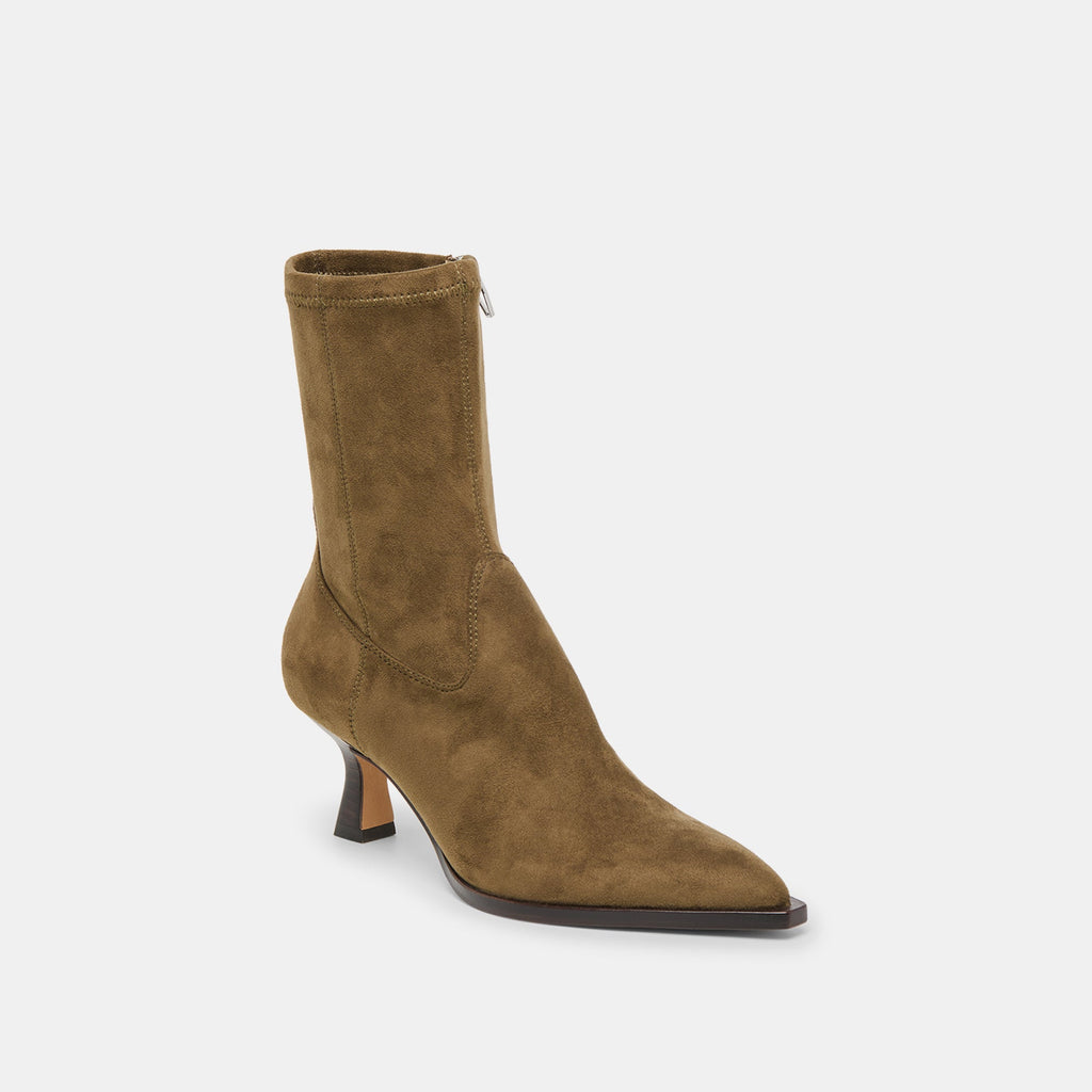 ARYA BOOTS OLIVE STELLA SUEDE