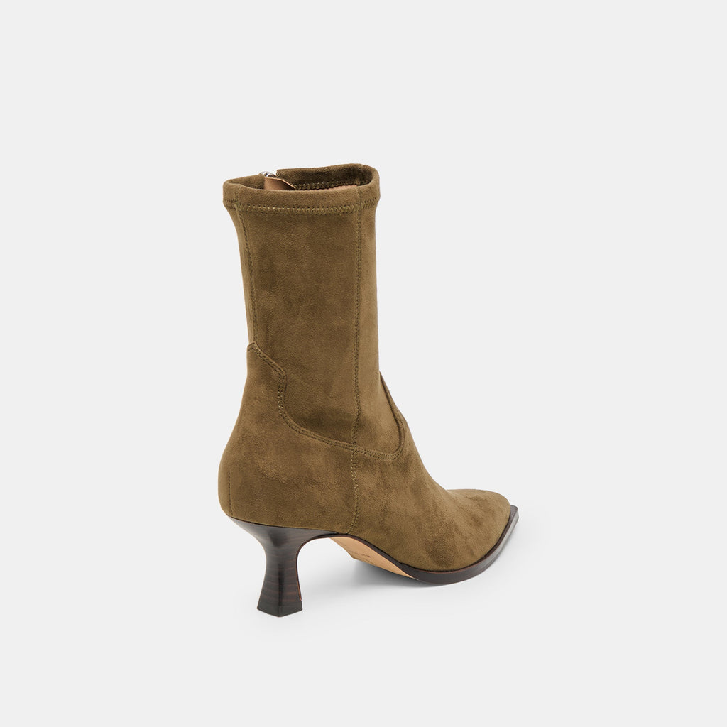 ARYA BOOTS OLIVE STELLA SUEDE
