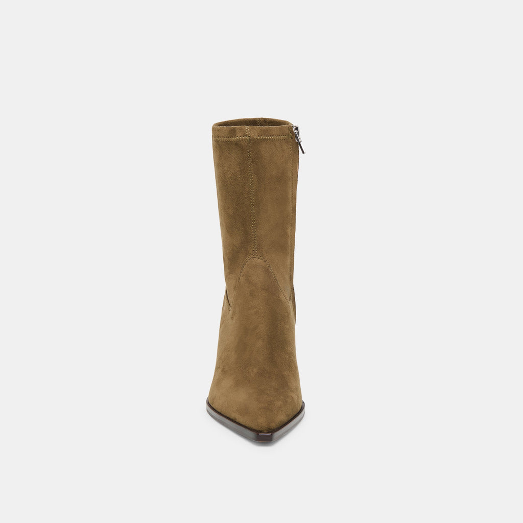 ARYA BOOTS OLIVE STELLA SUEDE