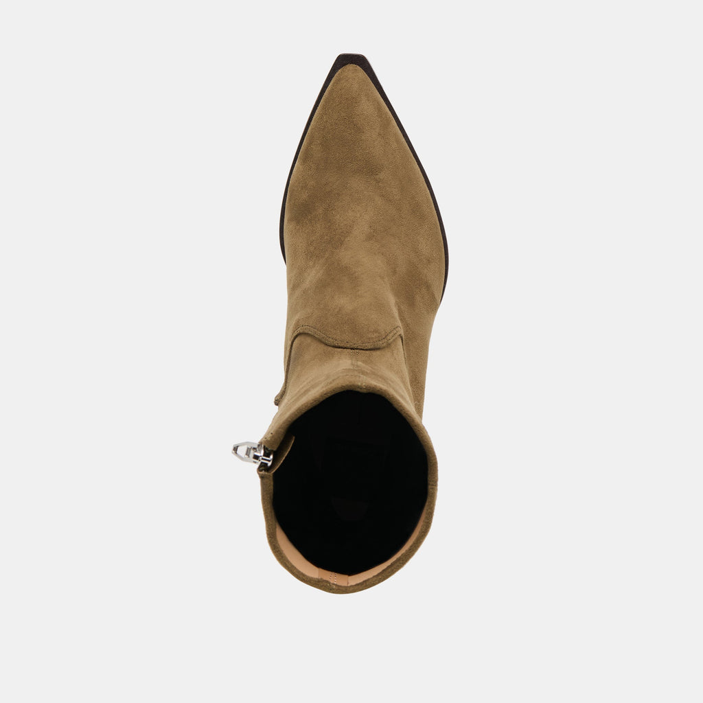 ARYA BOOTS OLIVE STELLA SUEDE
