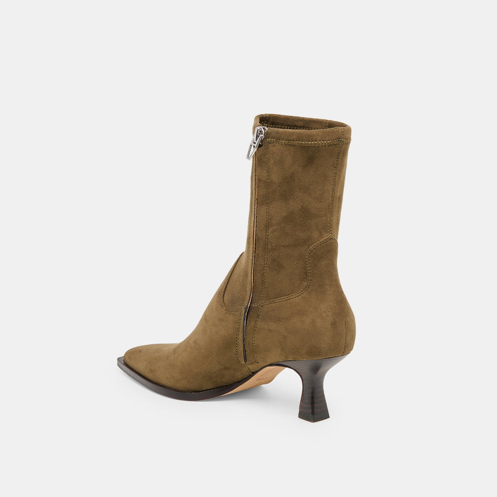 ARYA BOOTS OLIVE STELLA SUEDE