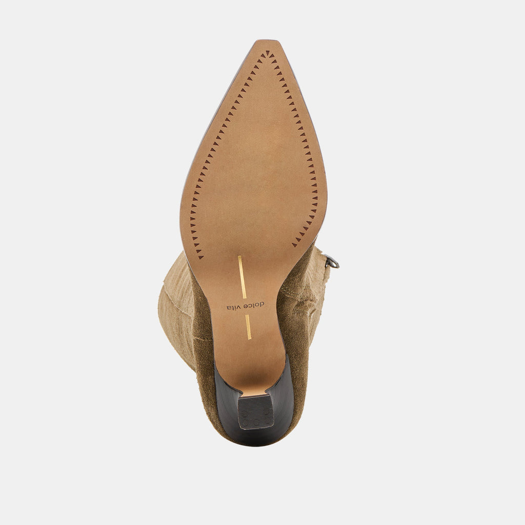 AUGGIE BOOTS OLIVE SUEDE