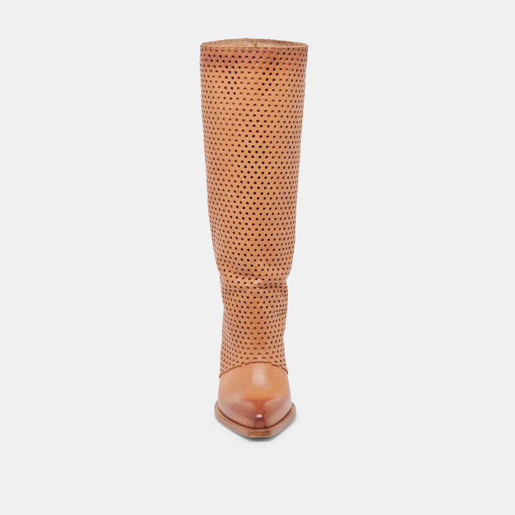 BOONE BOOTS COGNAC LEATHER