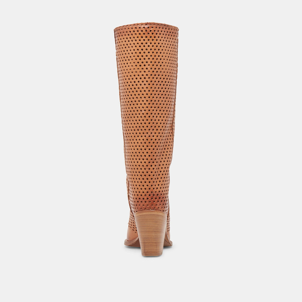 BOONE BOOTS COGNAC LEATHER
