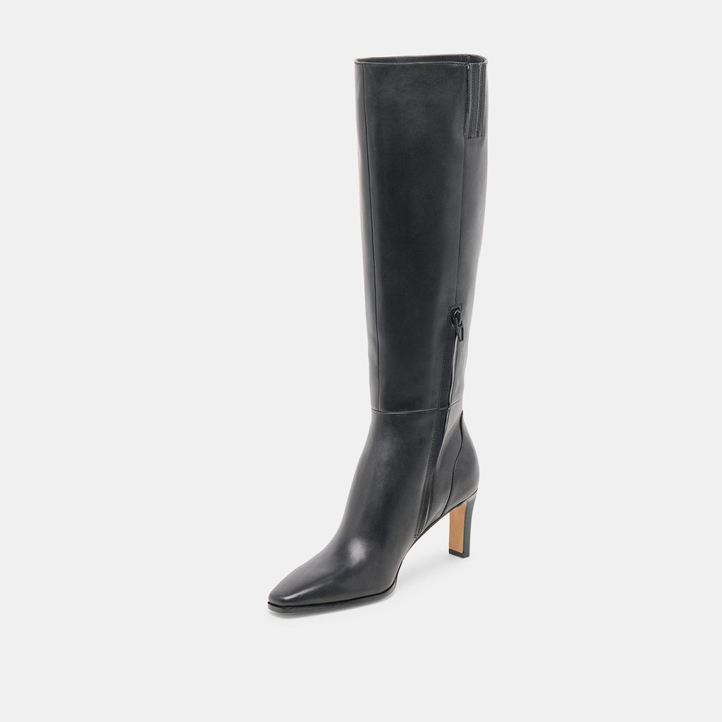 EMMI BOOTS BLACK LEATHER