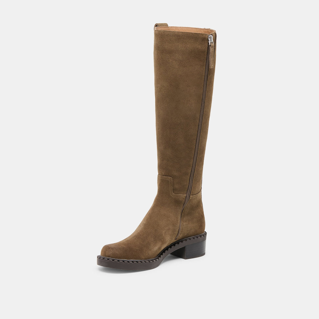 GLORY H2O BOOTS OLIVE SUEDE